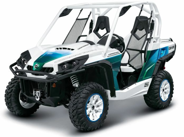 Квадроцикл Can-Am Commander с электродвигателем.